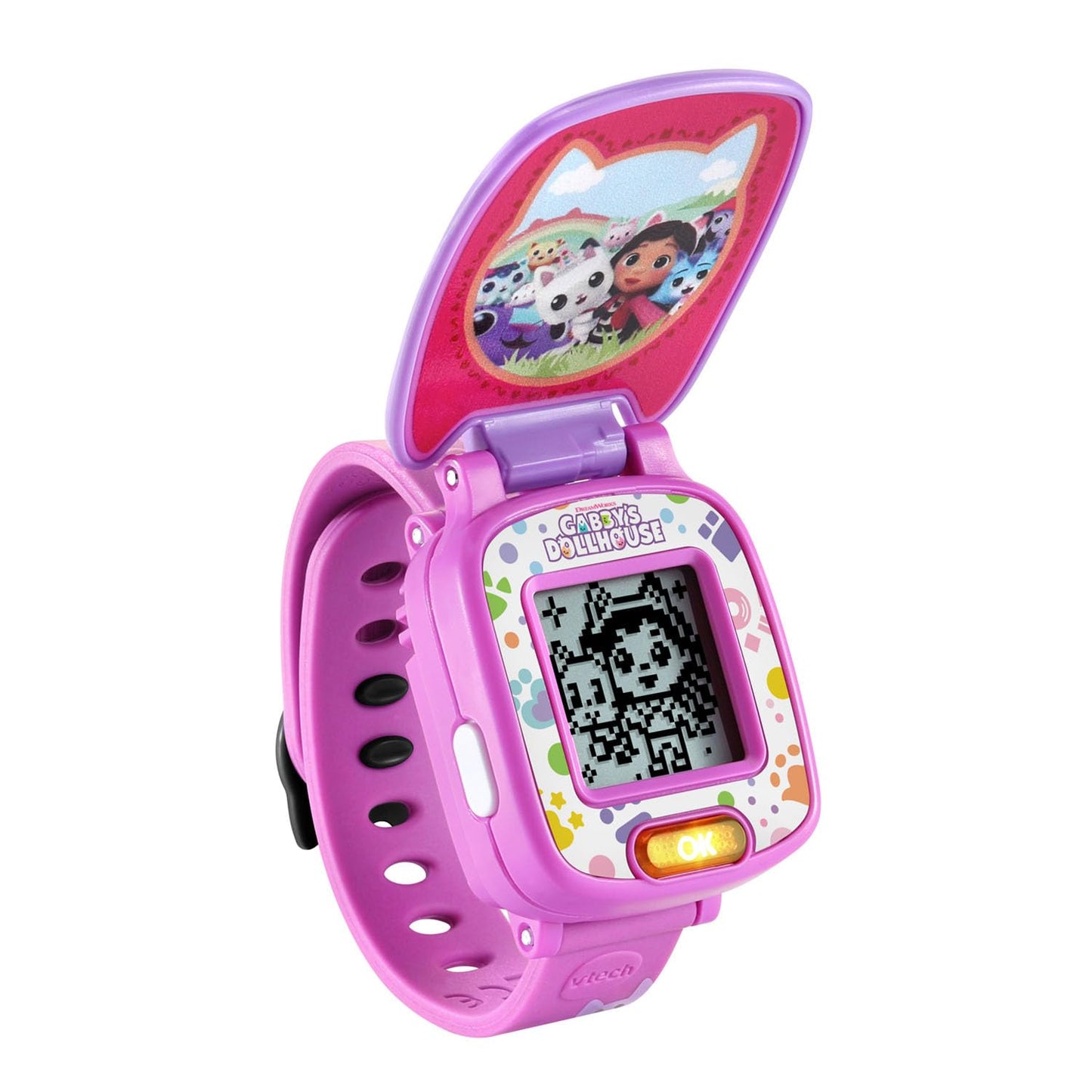 VTech Gabby's Dollhouse Time to Get Tiny Learning Watch | Interactive Kids Digital Watch with Games, Alarm & Clock | Ages 3+