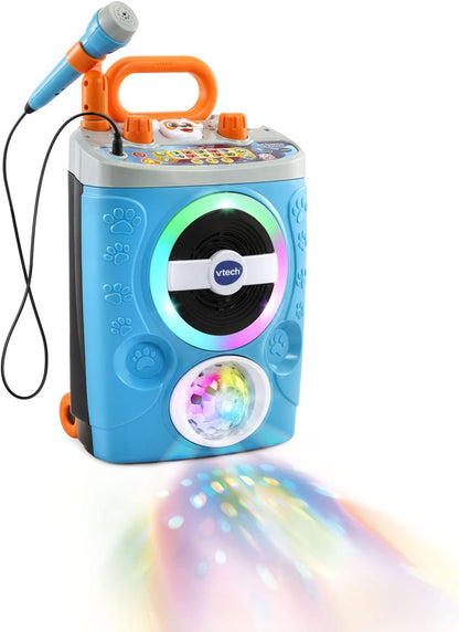 VTech Kidi SuperStar Jr. Karaoke Machine with Bluetooth® | Kids Portable Karaoke Speaker, Wired Microphone, LED Lights & Built-in Songs | Ages 3+