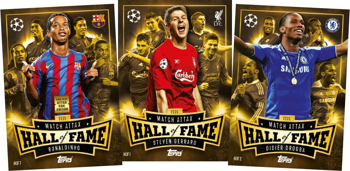 Topps UEFA Champions League Match Attax 2025-26 Trading and Collectible Card Game (Mega Pack Gladiators - Warriors)