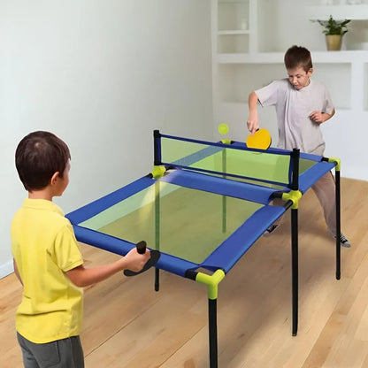 Innov8 Rebound Pong Table, Indoor/Outdoor Game Set with 2 Paddles and 2 Balls - Jaiman Toys