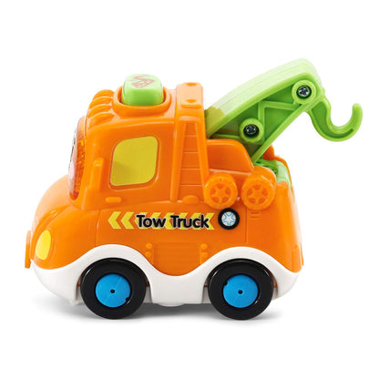 VTech Go! Go! Smart Wheels Tow Truck | Interactive SmartPoint Vehicle with Lights, Sounds & Songs | Educational Toy for Ages 1–5