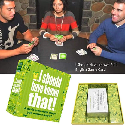 I should have known that! Board Game - Jaiman Toys