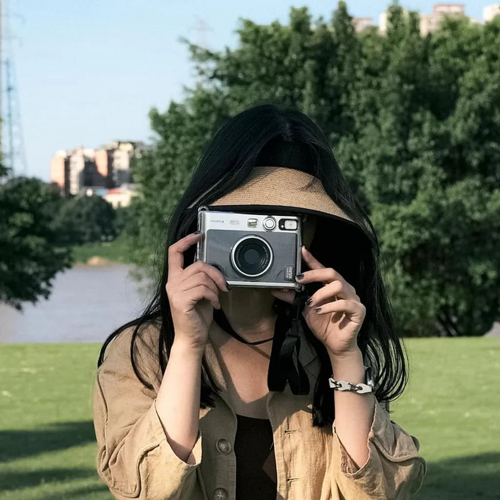 Crystal Clear Protective Case for Fujifilm Instax Mini Evo – Sleek Transparent PC Shell with Attachable Loop - Jaiman Toys