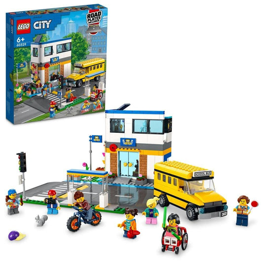 LEGO 60329 City School Day Building Kit (433 Pieces)