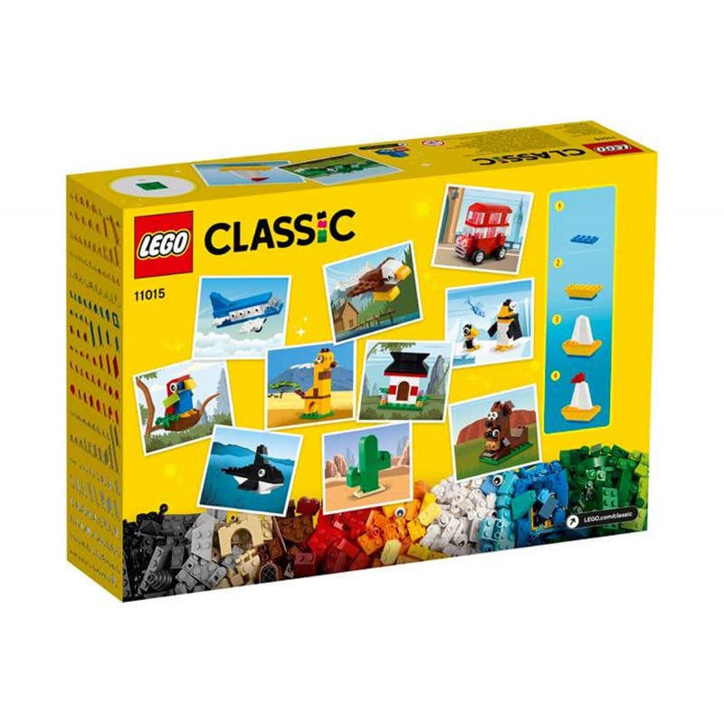 LEGO Classic Around The World 11015 Building Kit; (950 Pieces), Multi Color Age 4+