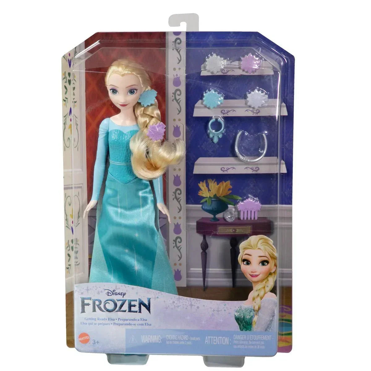 Disney Frozen Elsa Fashion Doll with Blue Dress & 9 Accessories – Jaiman  Toys