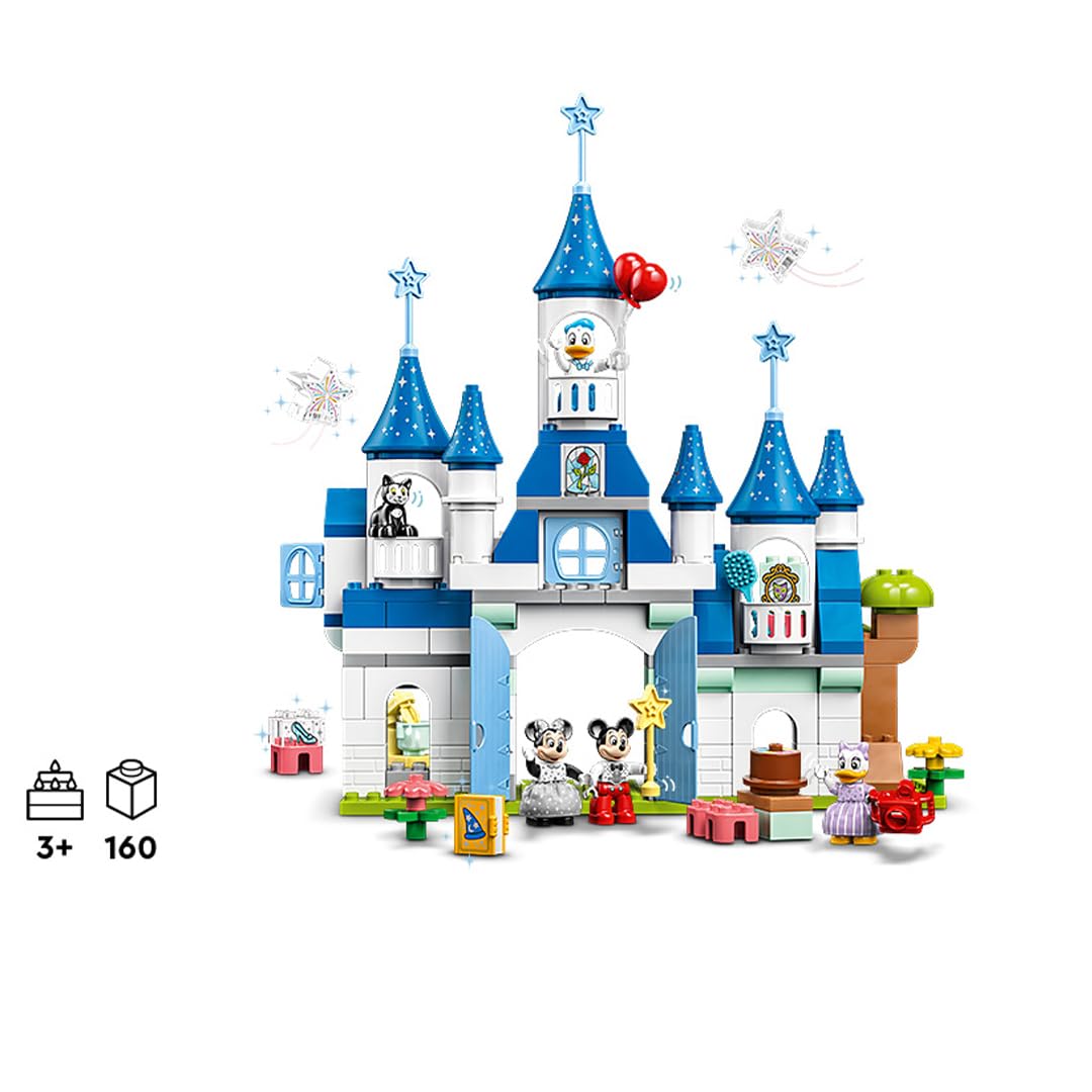 LEGO 10998 DUPLO Disney 3 in 1 Magic Castle Building Set (160 Pieces)