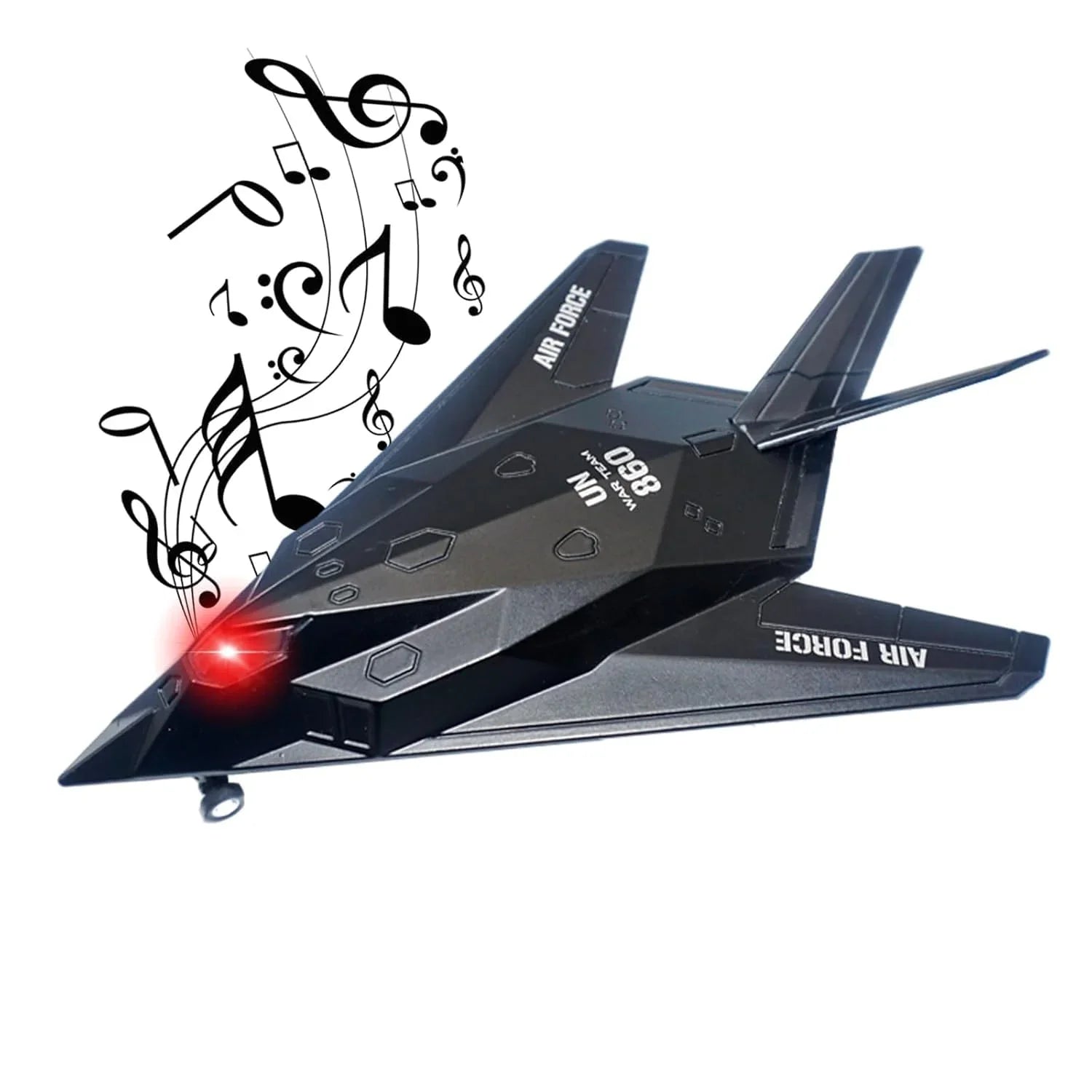 Airplane: 1:400 Scale Stealth Attack Jet Model – Premium Die-Cast Collectible Plane (V22 Type) - Jaiman Toys