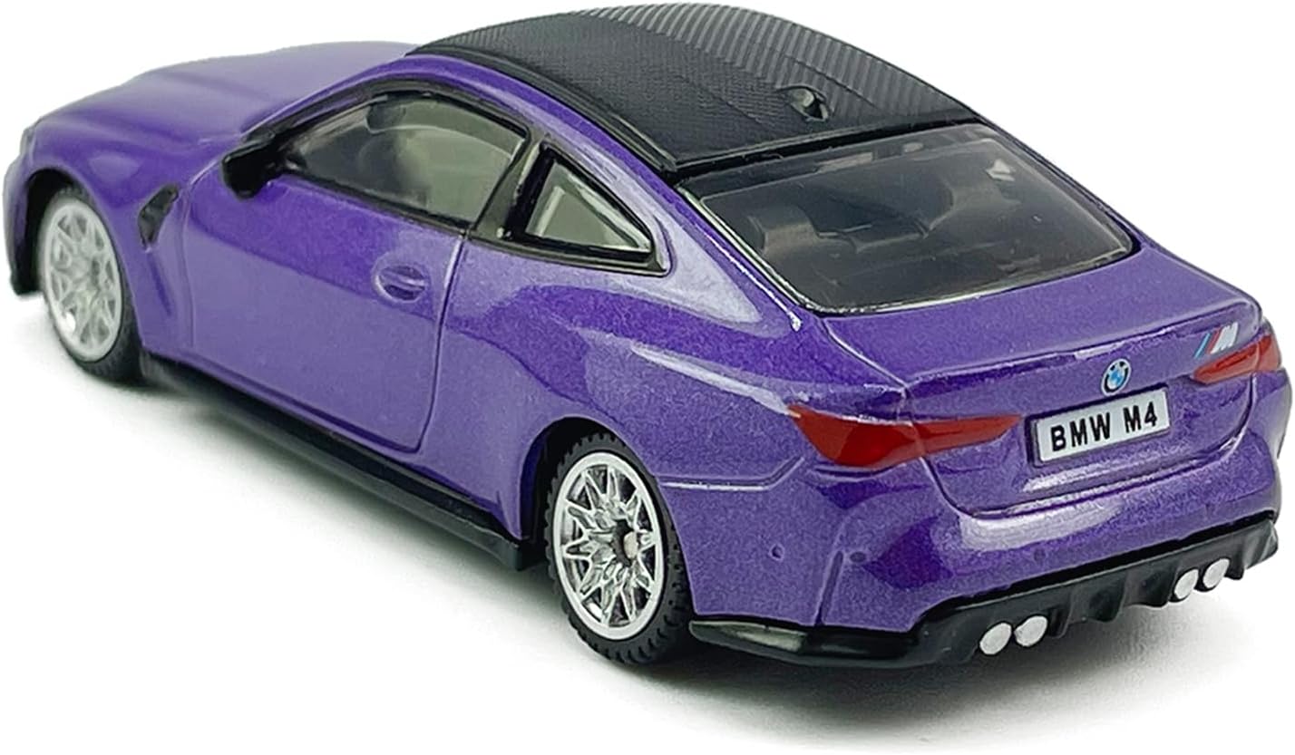 CCA 1:64 BMW M4 S07-01 Purple Die-Cast Model Car | Premium Sports Coupe Miniature Collectible