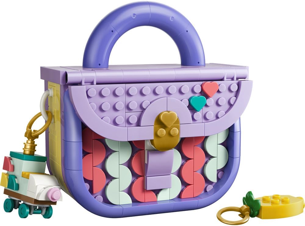 LEGO 31391 Creator 3-in-1 Fashion Bag with Charms Building Set | 272 Pieces | Buildable Handbag, Shoulder Bag & Flower Pot