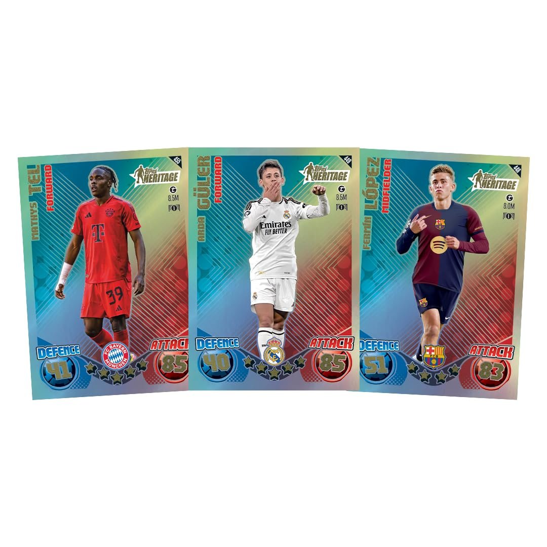 Topps UEFA Champions League Match Attax 24/25 Trading and Collectible Card Game (Multipack of 12)