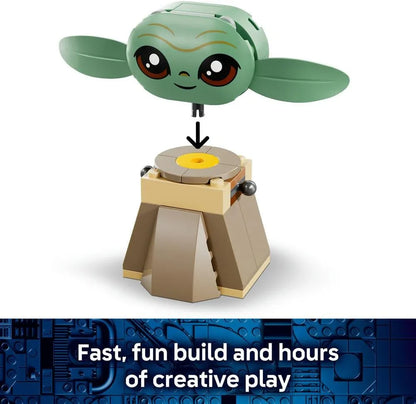 LEGO Star Wars 75443 Grogu's Homestead - Building Toy w/a Grogu Figure & Sorgan Frog, a Catapult & Blue Macarons - Gift for 4+ Year Old Boys, Girls & The Mandalorian Fans