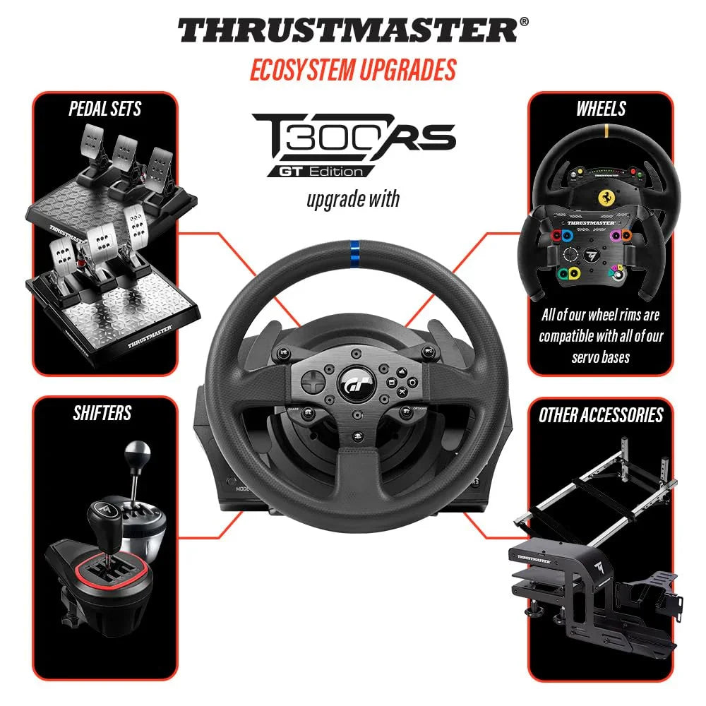 Thrustmaster T300 RS GT Edition | Racing Game Wheel | Force Feedback | PC/PS3/PS4/Work with PS5 - Jaiman Toys