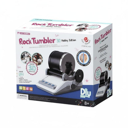 Rock Polishing Machine DIY Electric Stone Polisher Educational Gemstone Kit for Children 8+, Beginners, Home, Classroom, Grinder - EU | Other Lapidary Materials Rocks Fossils & Minerals | DIY KIT