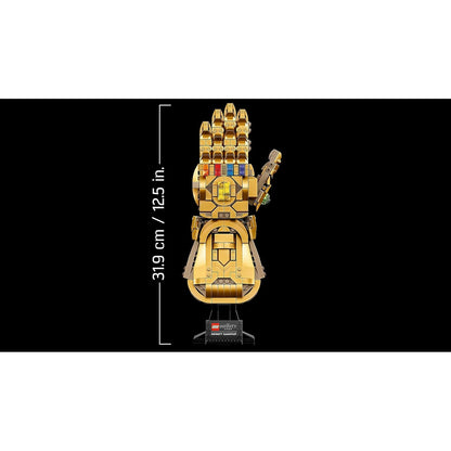 LEGO 76191 Marvel Infinity Gauntlet Building Set for Adults – Thanos Infinity Stones Collectible Display Model (590 Pieces)