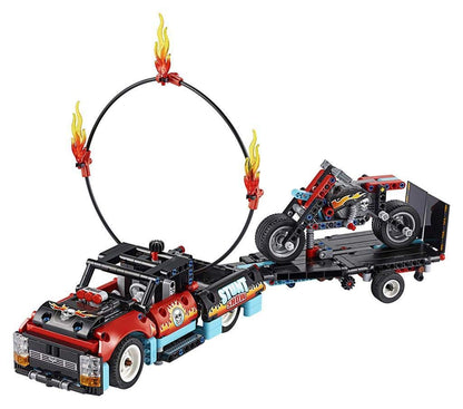 LEGO 42106 Technic Stunt Show Truck & Bike Set (610 Pieces)