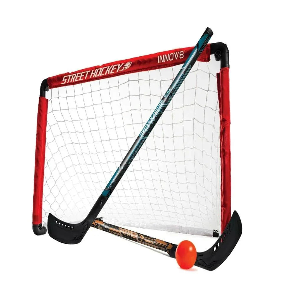 Innov8 Folding Hockey Goal Set, Portable, Durable, Easy Setup, Hockey Training - Jaiman Toys
