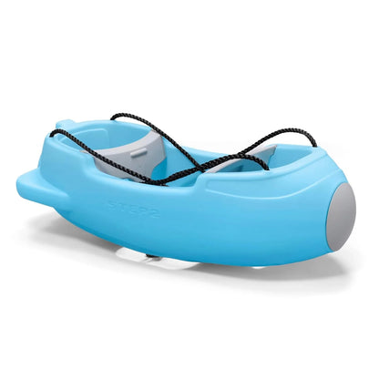 Step2 Rocket Double Swing – Blue, Two-Seater Outdoor Swing with Safety Belts - Jaiman Toys