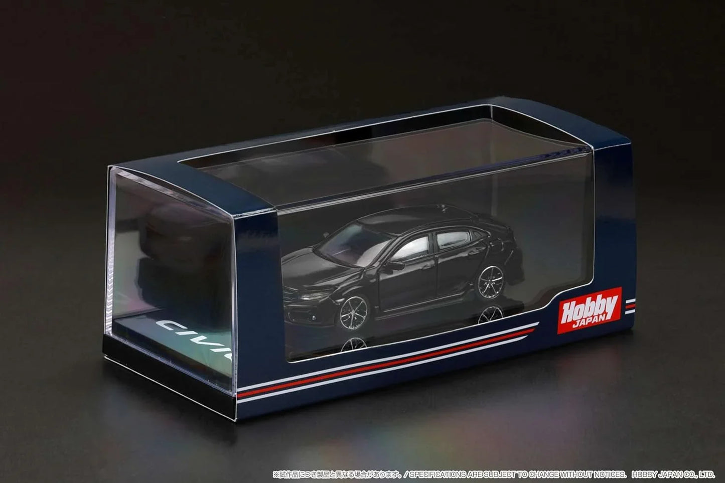 1/64 Honda Civic Hatchback 2020 – Crystal Black Pearl – Die-Cast Model Car - Jaiman Toys