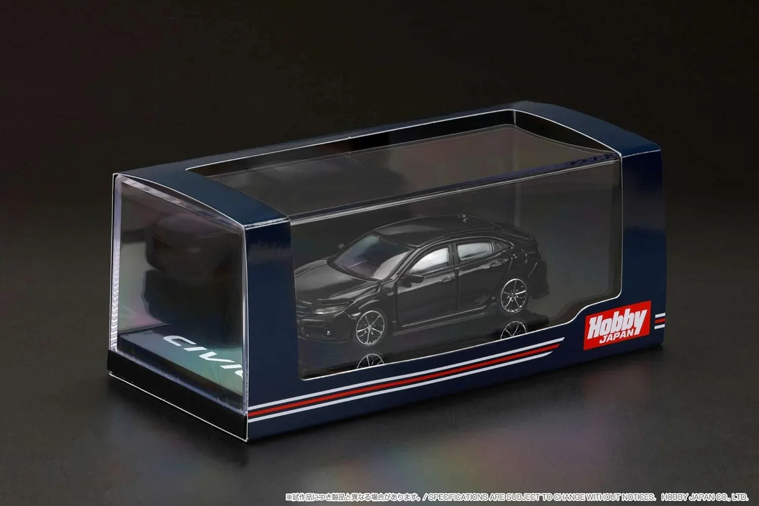 1/64 Honda Civic Hatchback 2020 – Crystal Black Pearl – Die-Cast Model Car - Jaiman Toys