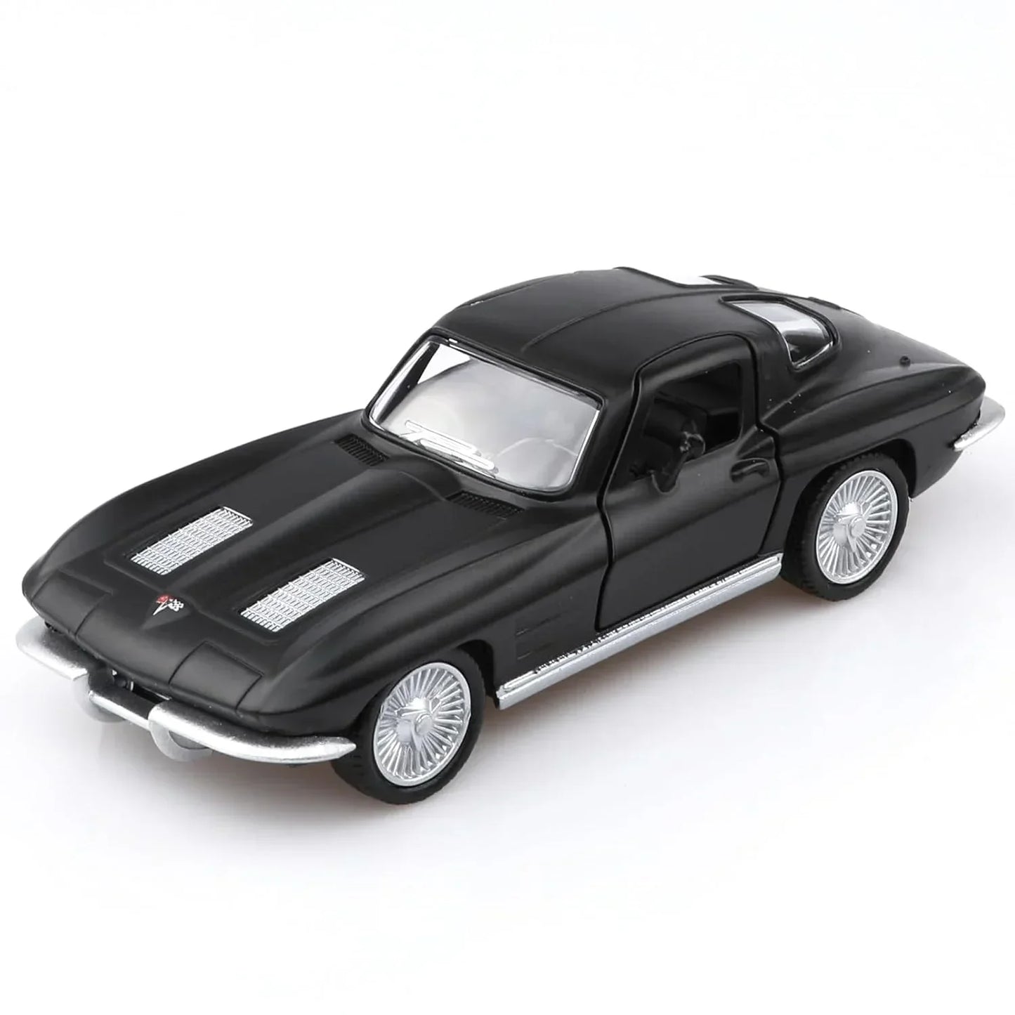 RMZ City 1:36 1963 Chevrolet Corvette Stingray Openable Window Die-Cast Car | Pull Back Classic Model