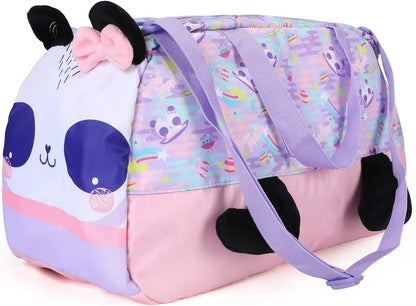 Vest 3D Panda Kids Travel Duffle Bag – Cute Cartoon Overnight & Sports Bag for Kids (46 CM)