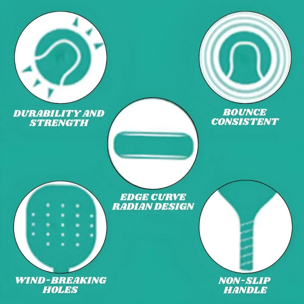 Innov8 Padel Net Set, Durable Base with Quick Attach System, Ages 5+ - Jaiman Toys