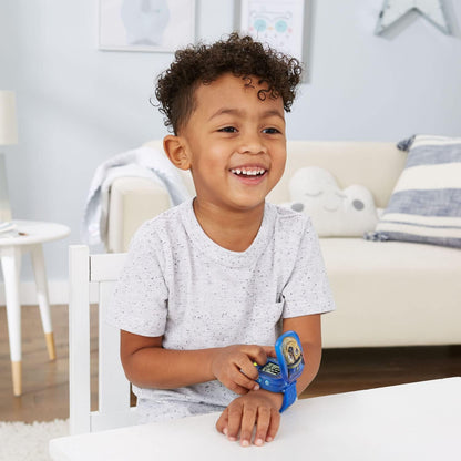 VTech PAW Patrol Learning Pup Watch – Chase | Interactive Educational Watch with 4 Learning Games, Clock, Alarm, Timer & Cuckoo Clock for Kids Age 3-6 Years