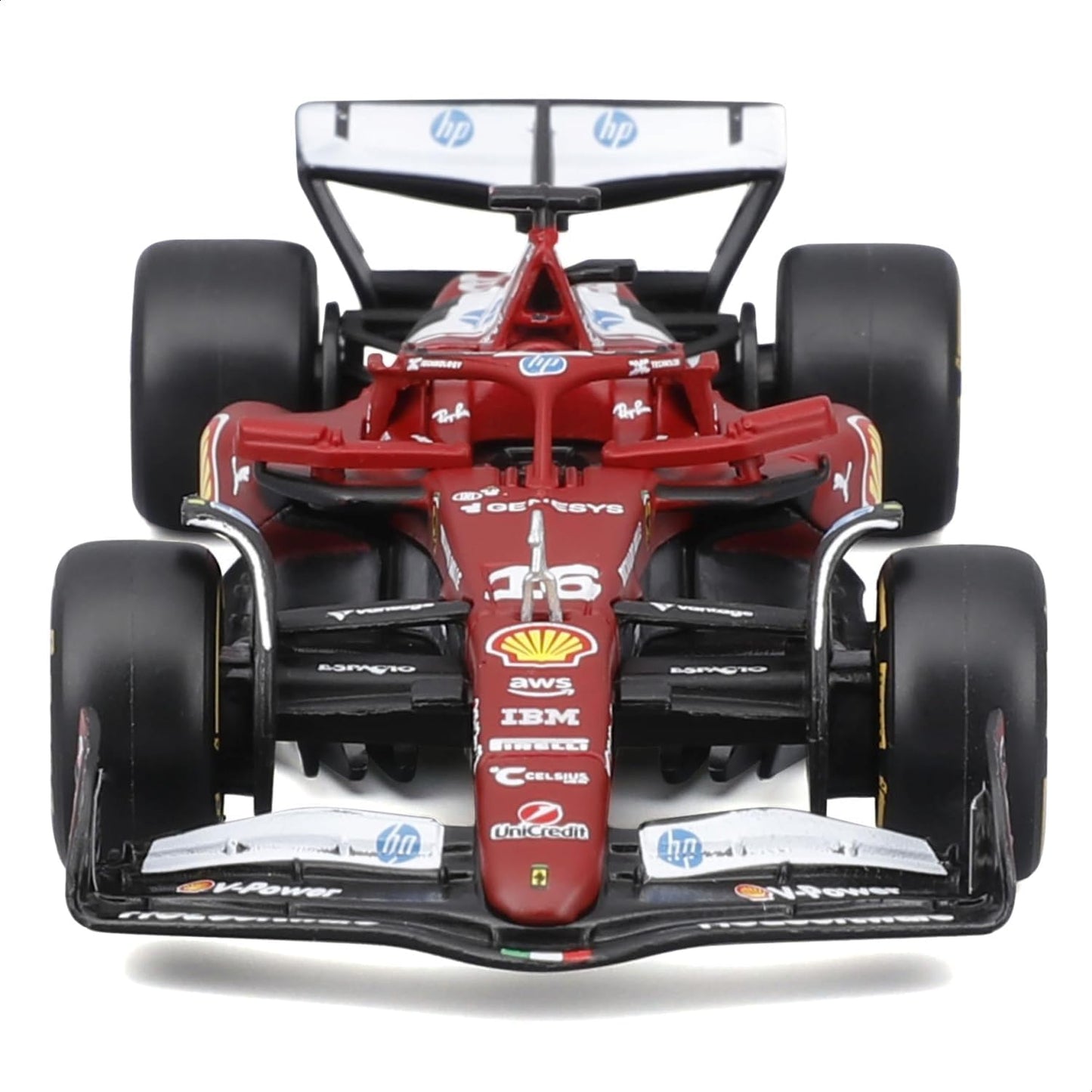 Bburago 1:43 Ferrari SF-25 #16 Charles Leclerc 2025 Formula 1 Racing Die-Cast Model Car – Official Licensed Collectible 18-36853