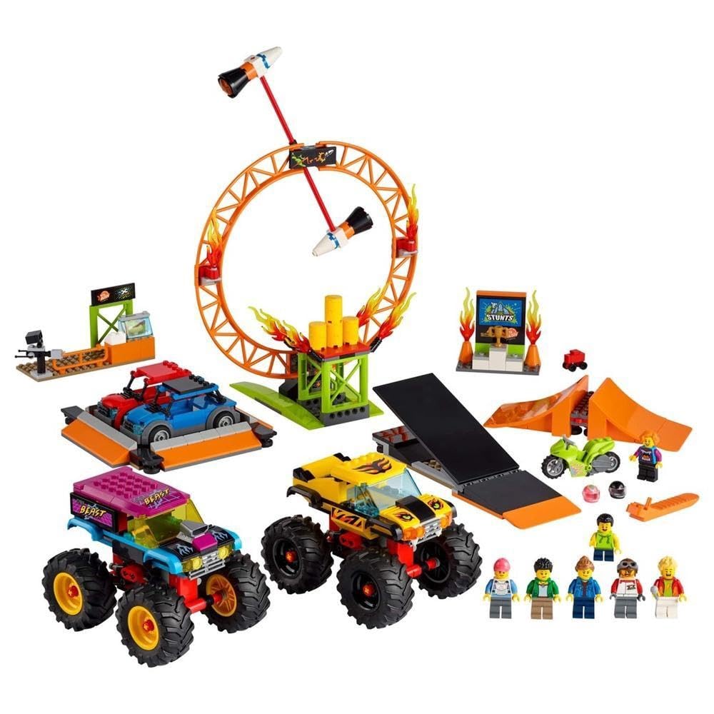 LEGO 60295 City Stunt Show Arena Building Kit (668 Pieces)