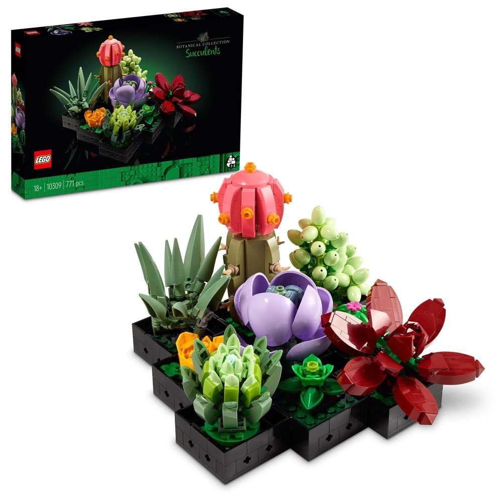 (Box Damage) LEGO 10309 Succulents Plant Decor Building Kit For The Kids Age 18+ (771 Pieces) (Copy)