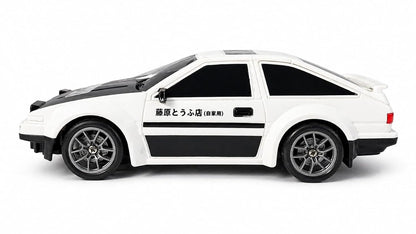 Drift Racing 1:24 RC Car 4WD High Speed Remote Control Car 2.4GHz Rechargeable Drift Vehicle with Extra Tires – White