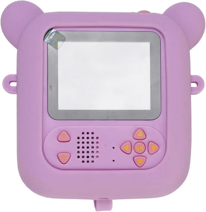Instant Print Kids Camera – 48MP 1080P Video Toy with Rotating Lens &  Rolls - Purple