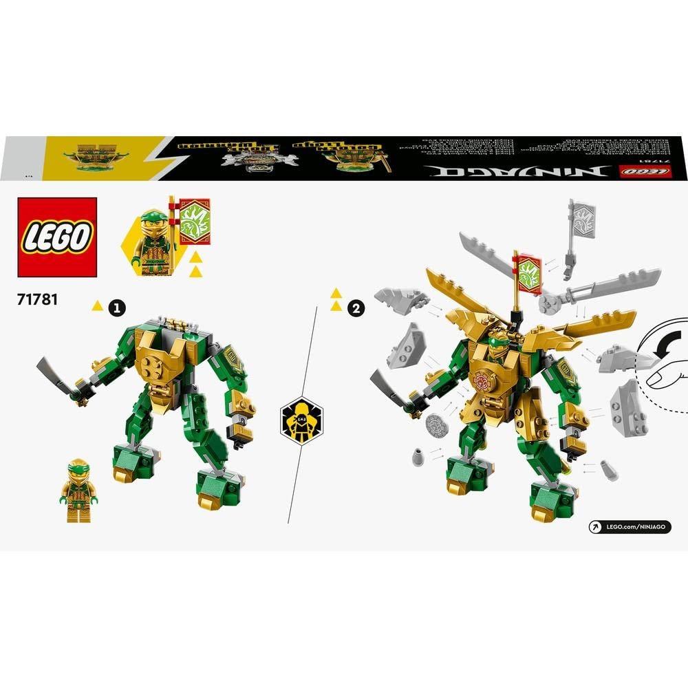 LEGO NINJAGO Lloyd’s Mech Battle EVO 71781 Building Toy Set (223 Pieces)