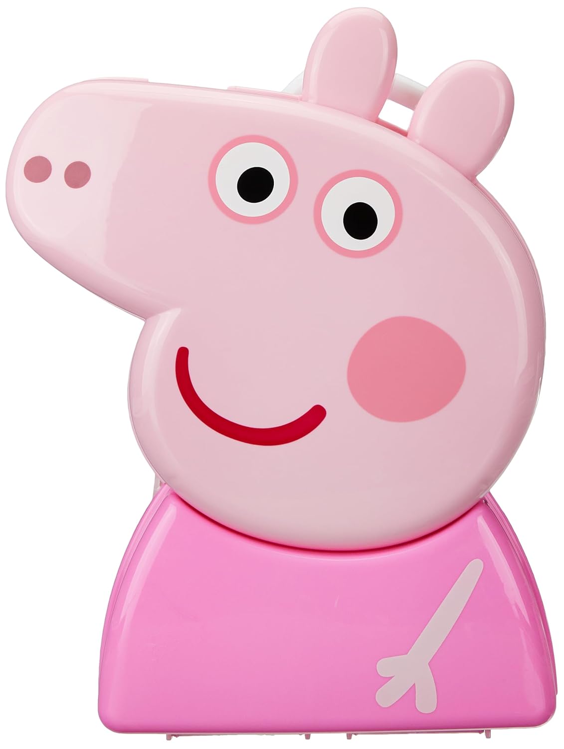Peppa Pig Beauty Set Pretend Makeup Kit for Kids | Portable Vanity Play Set with Mirror, Hair Dryer & Beauty Accessories | Carry Case Toy | Ages 3+