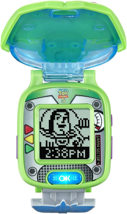 VTech Disney Pixar Toy Story 5 Buzz Lightyear Learning Watch | Interactive Educational Kids Watch with Games, Clock, Timer & Buzz Lightyear Voice