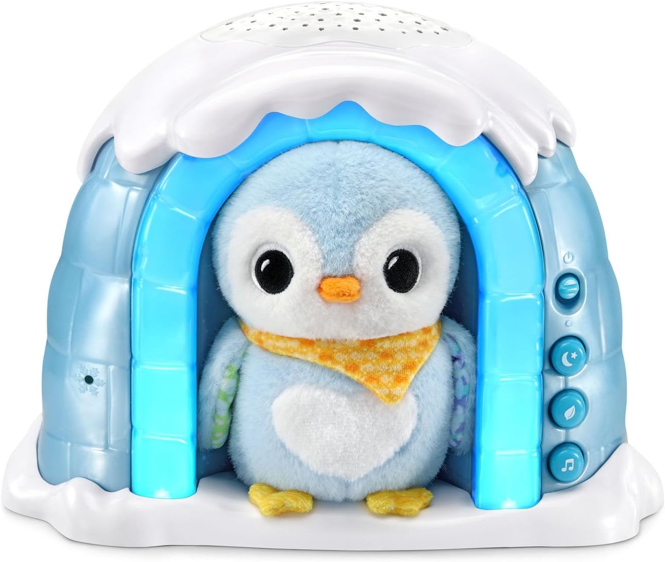 VTech Baby Soothing Starlight Igloo | Plush Penguin Sleep Aid with Night Light, Lullabies, Nature Sounds & Star Projection