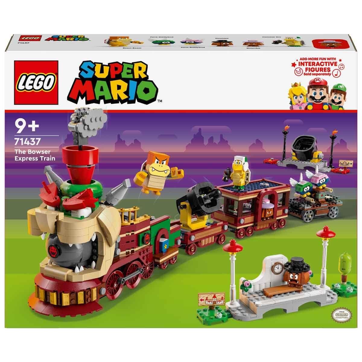 LEGO 71437 Super Mario Bowser Express Adventure Train – Build, Play &amp; Collect with 6 Iconic Nintendo Characters!