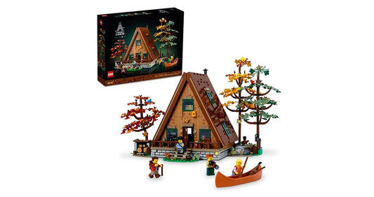 LEGO 21338 Ideas A-Frame Cabin Building Kit (2,082 Pieces)