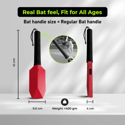 MetaShot GO Smart Cricket Bat Game | Motion Sensor Gaming Controller for TV & Mobile | Multiplayer Indoor Cricket