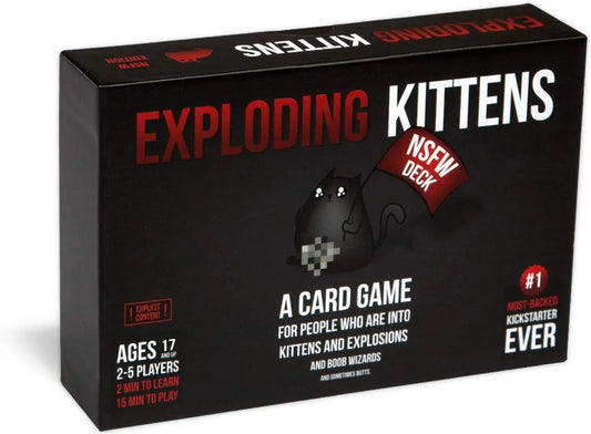Exploding Kittens Black Card Board Game - Jaiman Toys