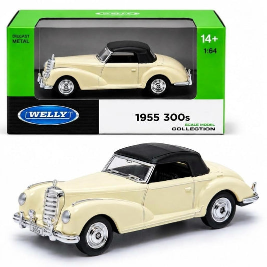 Welly 1:64 Mercedes-Benz 1955 300S White