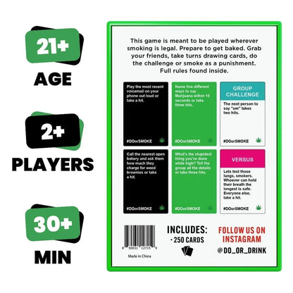 Do or Smoke Board Game – The Ultimate Party Game for Adults - Jaiman Toys