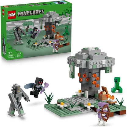 LEGO 21586 Minecraft The Pale Garden Toy - Miniature Biome w/Creaking Minifigure & Mothman, Creeper & Skeleton Mobs Figures - Gamer Gift for 7+ Year Old Boys & Girls