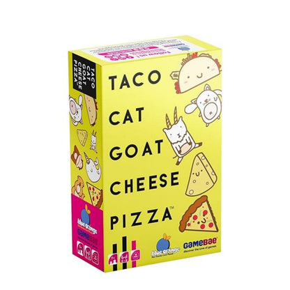 Blue Orange Taco Cat Goat Cheese Pizza Card Game | Fast-Paced Family Party Game | Ages 7+ | 2-8 Players