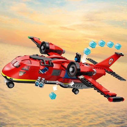 LEGO City Fire Rescue Plane Building Toy Set 60413(478 Pieces)