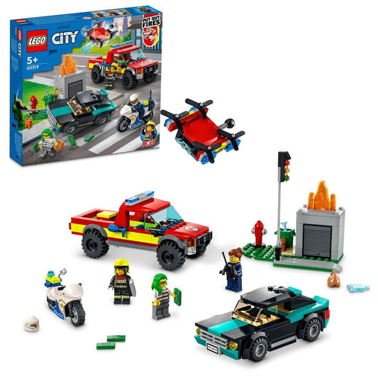 LEGO 60319 City Fire Rescue &amp; Police Chase