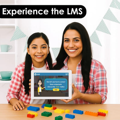 ThinkerPlace 1:18 DIY Blocks Pull-Back Car – Red | Buildable STEM Construction Racing Toy for Kids 8+