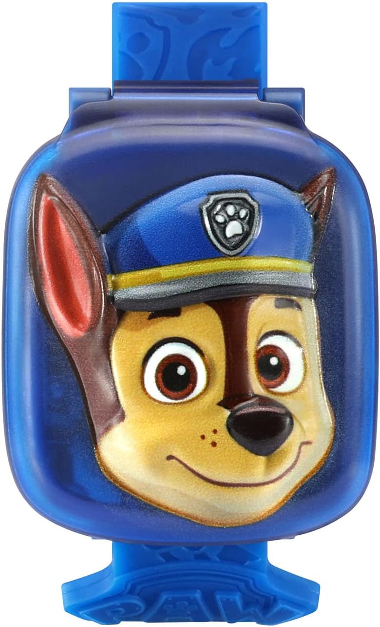 VTech PAW Patrol Learning Pup Watch – Chase | Interactive Educational Watch with 4 Learning Games, Clock, Alarm, Timer & Cuckoo Clock for Kids Age 3-6 Years