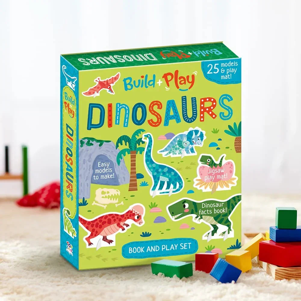 Build and Play Dinosaurs | Interactive Build & Play Activity Kit for Kids (Paperback)